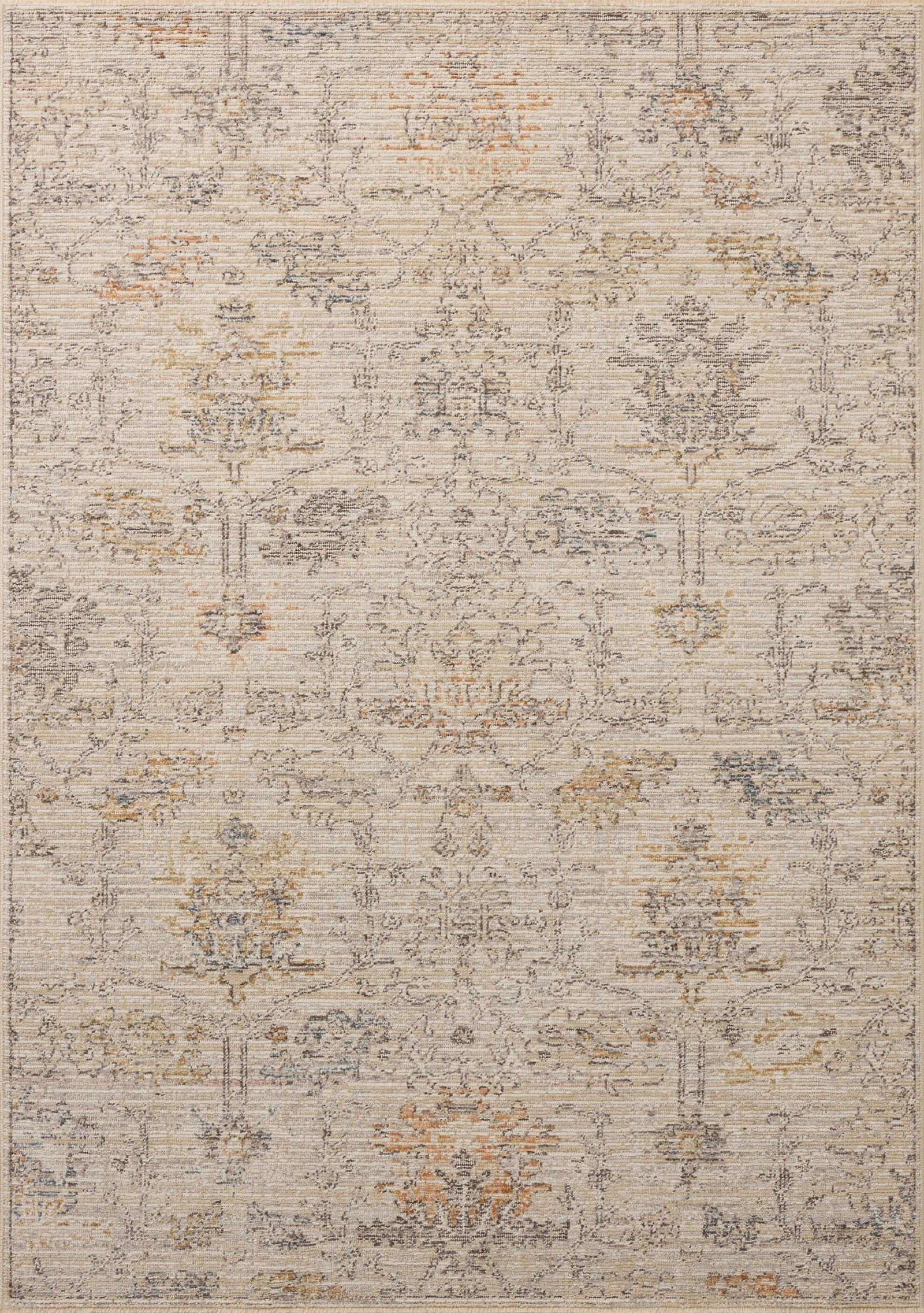 Milena Ivory / Granite — a Loloi rug at Laurie Yapp Home.
