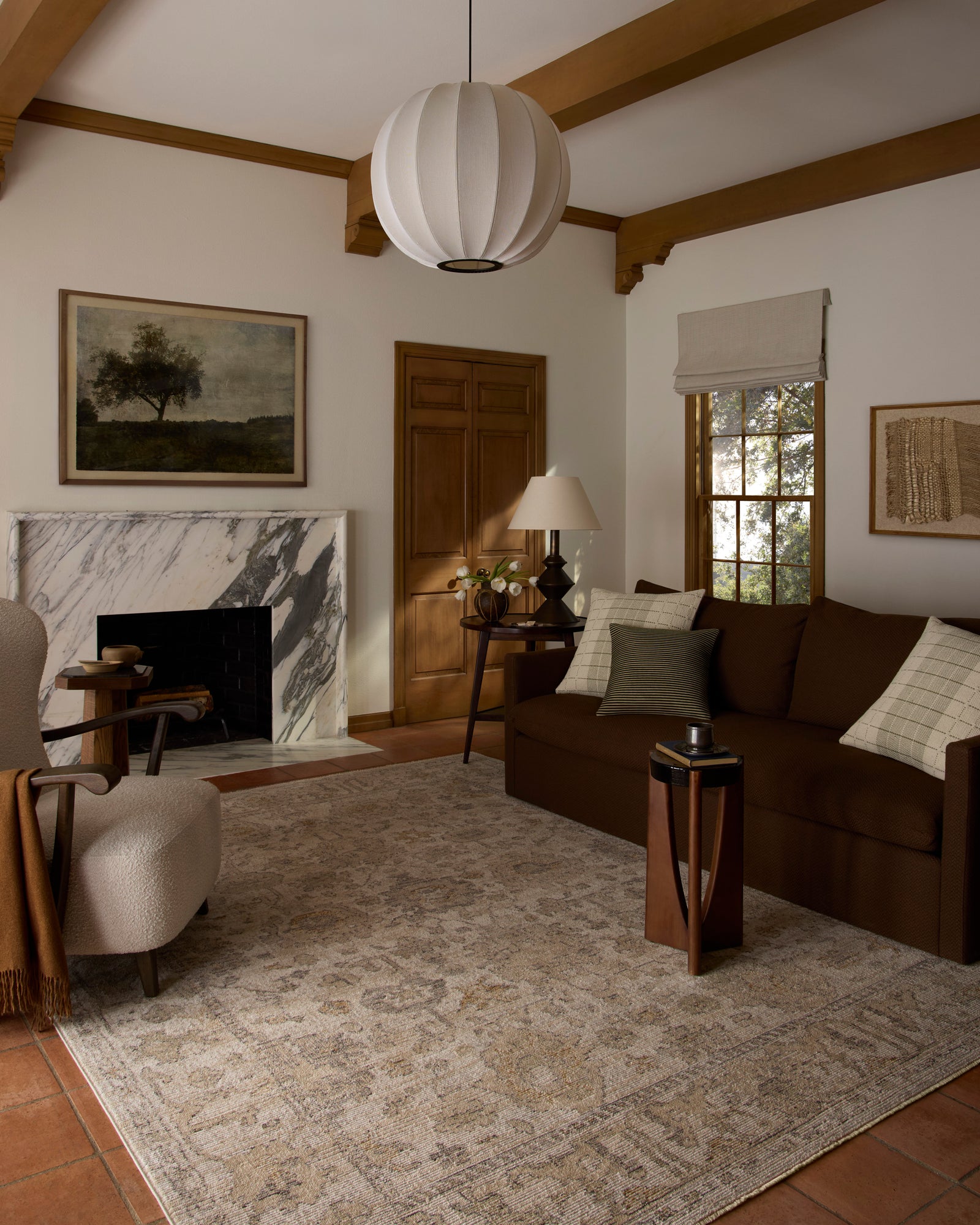 Milena Ivory / Sand — a Loloi rug at Laurie Yapp Home.