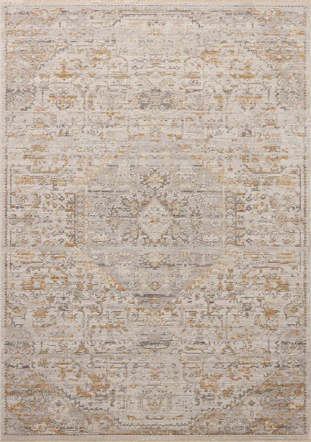 Milena Ivory / Ochre — a Loloi rug at Laurie Yapp Home.
