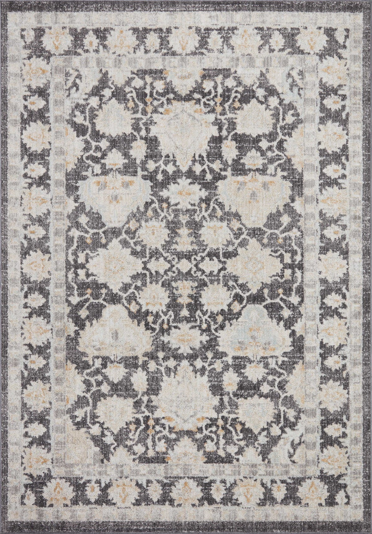 Monroe Charcoal / Natural — a Loloi rug at Laurie Yapp Home.