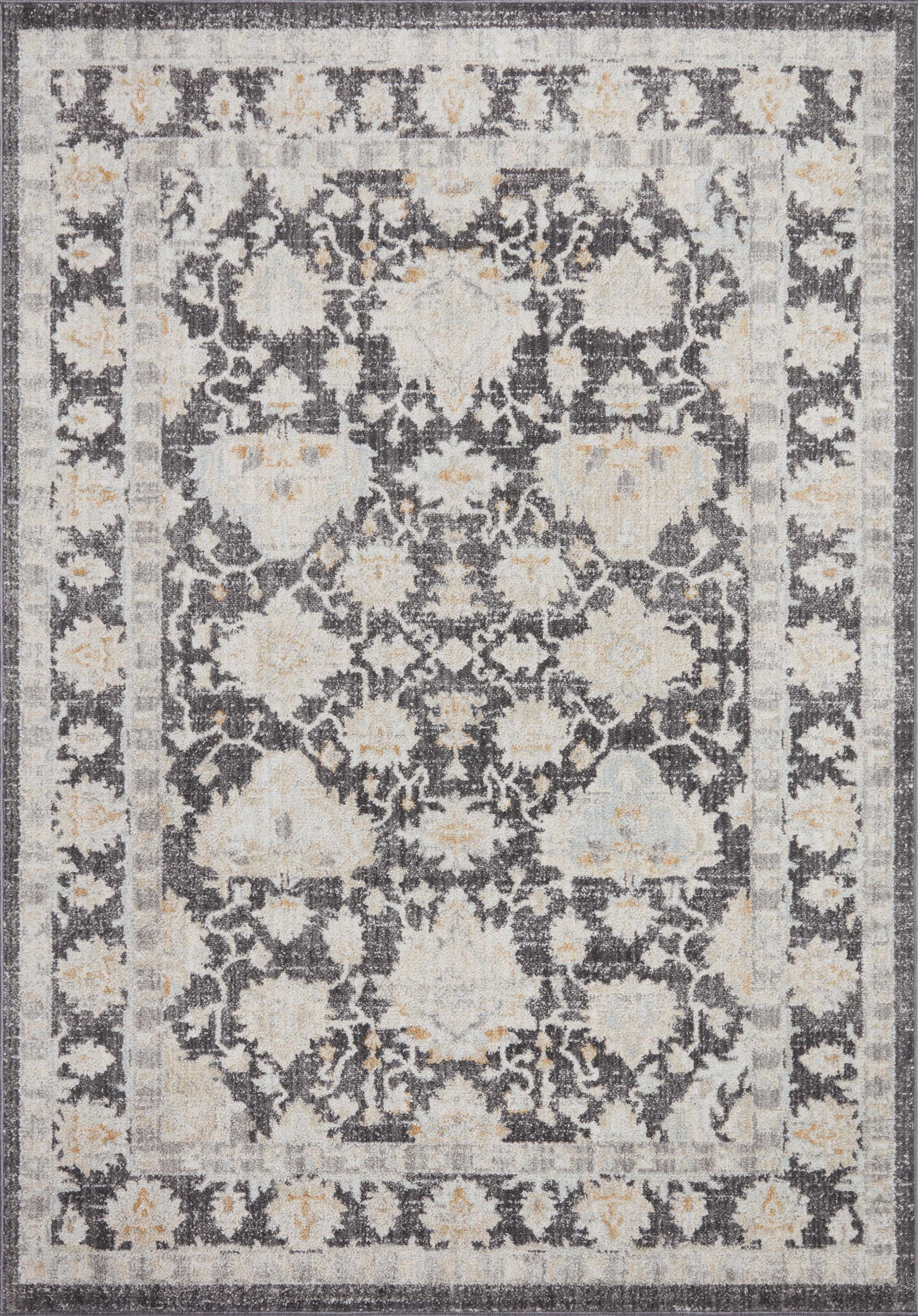 Monroe Charcoal / Natural — a Loloi rug at Laurie Yapp Home.