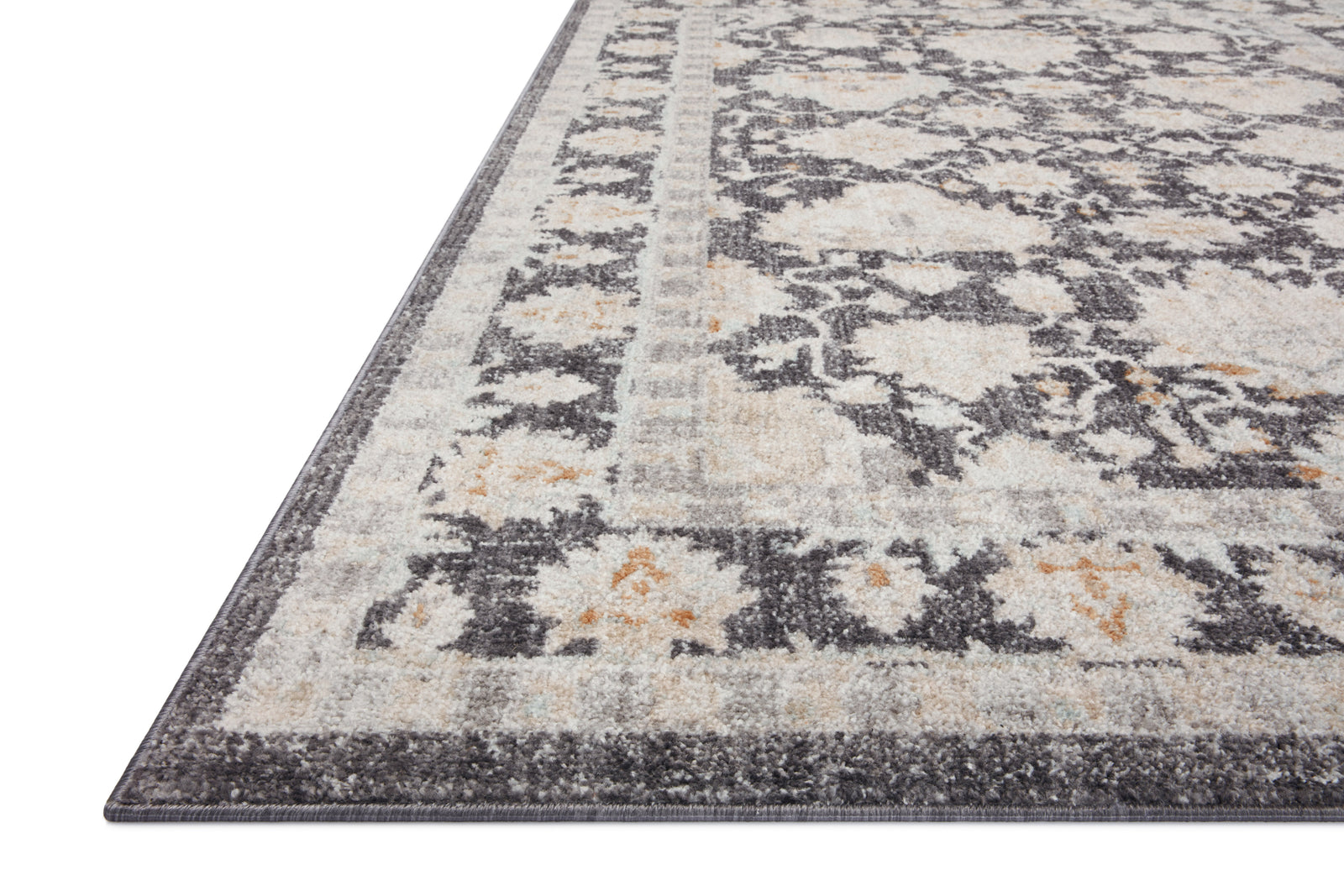 Monroe Charcoal / Natural — a Loloi rug at Laurie Yapp Home.