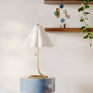 Martha Table Lamp - Lifestyle [HL653201-AGB]