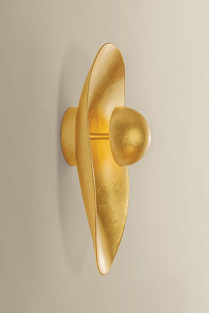 Close-up of the Meena Wall Sconce showing the arm curve and shade silhouette.