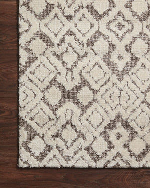 Neda Natural / Ivory shown from a different angle to reveal its pattern.
