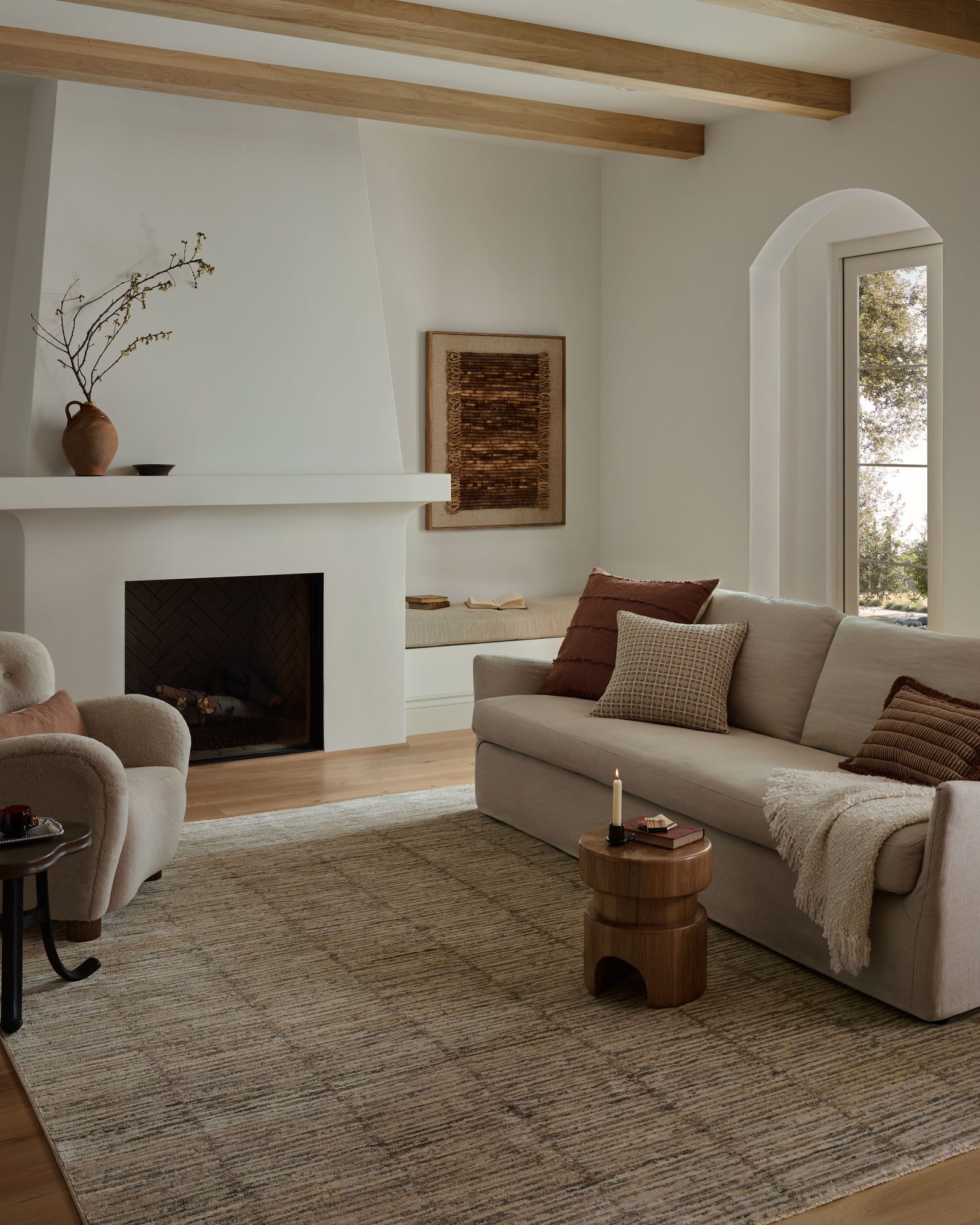 Nellie Beige / Fog — a Loloi rug at Laurie Yapp Home.