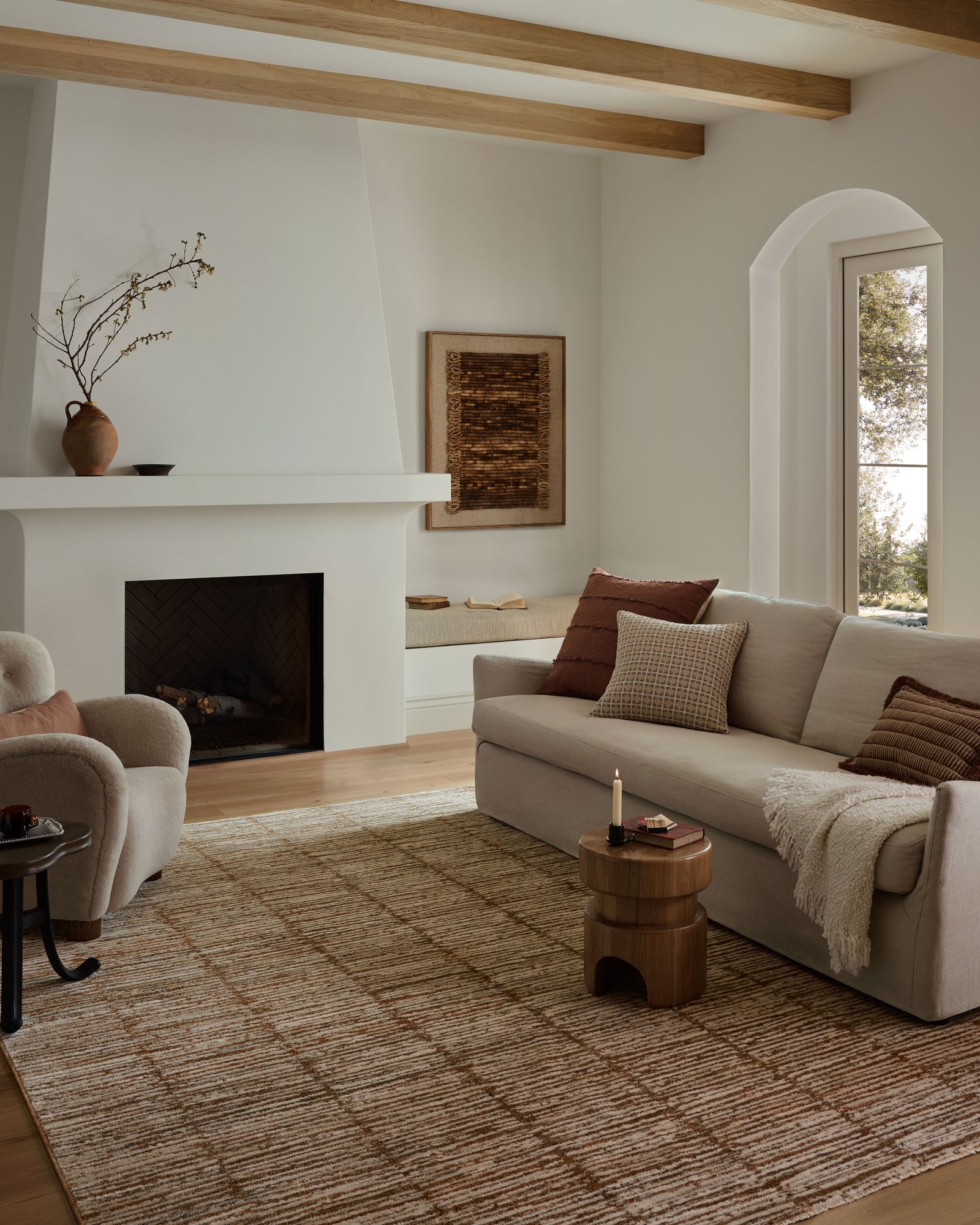 Nellie Terracotta / Ivory — a Loloi rug at Laurie Yapp Home.