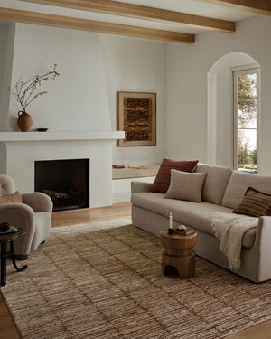 Nellie Terracotta / Ivory shown from another angle.
