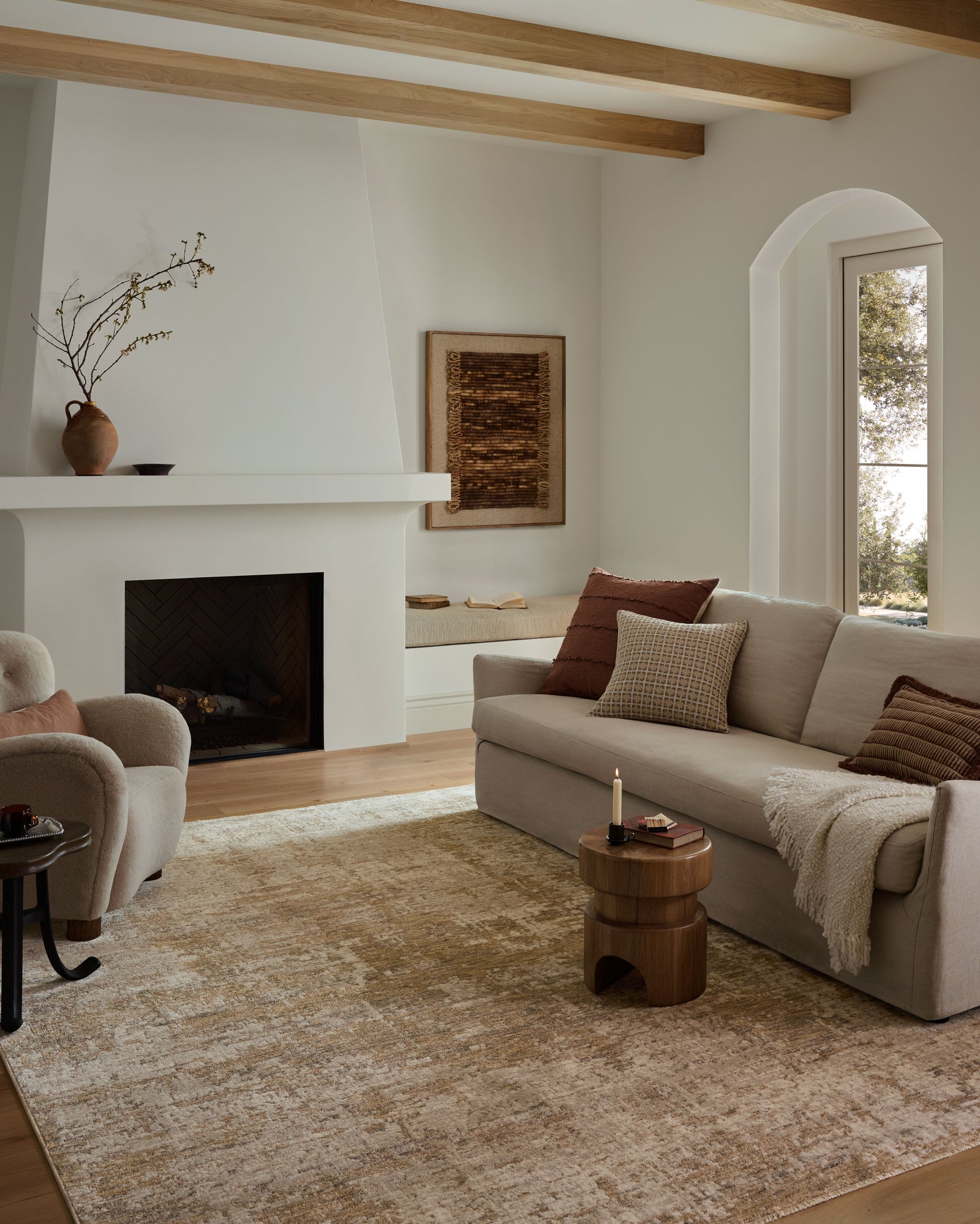 Nellie Stone / Taupe — a Loloi rug at Laurie Yapp Home.