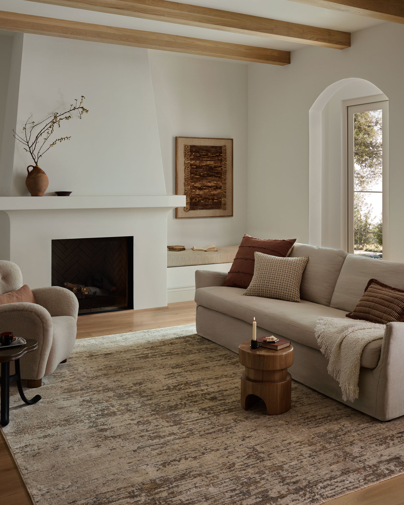 Nellie Dove / Natural — a Loloi rug at Laurie Yapp Home.