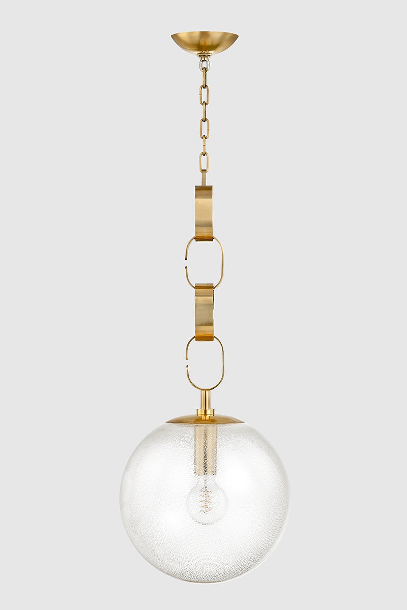 Nessa Pendant 13" — a Corbett pendant for kitchens, entries, and dining rooms at Laurie Yapp Home.