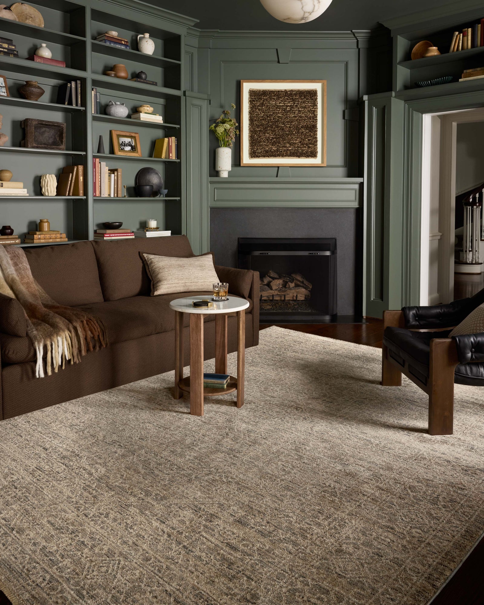 Newman Slate / Natural — a Loloi rug at Laurie Yapp Home.