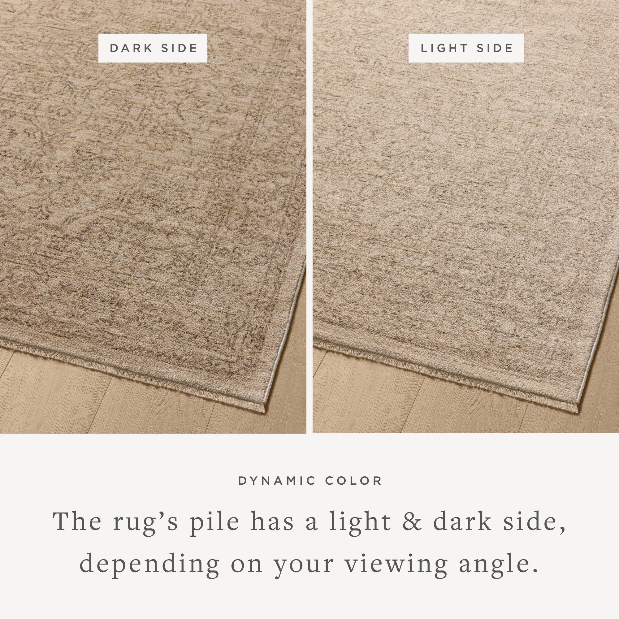 Newman Taupe / Bone shown from a different angle to reveal its pattern.