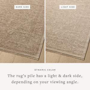 Newman Taupe / Bone shown from a different angle to reveal its pattern.