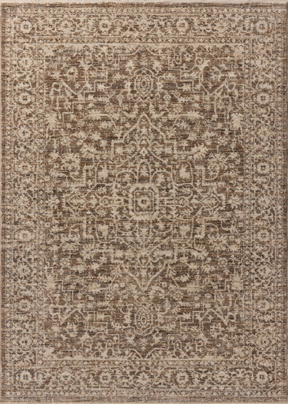 Newman Dark Taupe / Natural — a Loloi rug at Laurie Yapp Home.