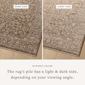 Newman Dark Taupe / Natural shown from a different angle to reveal its pattern.