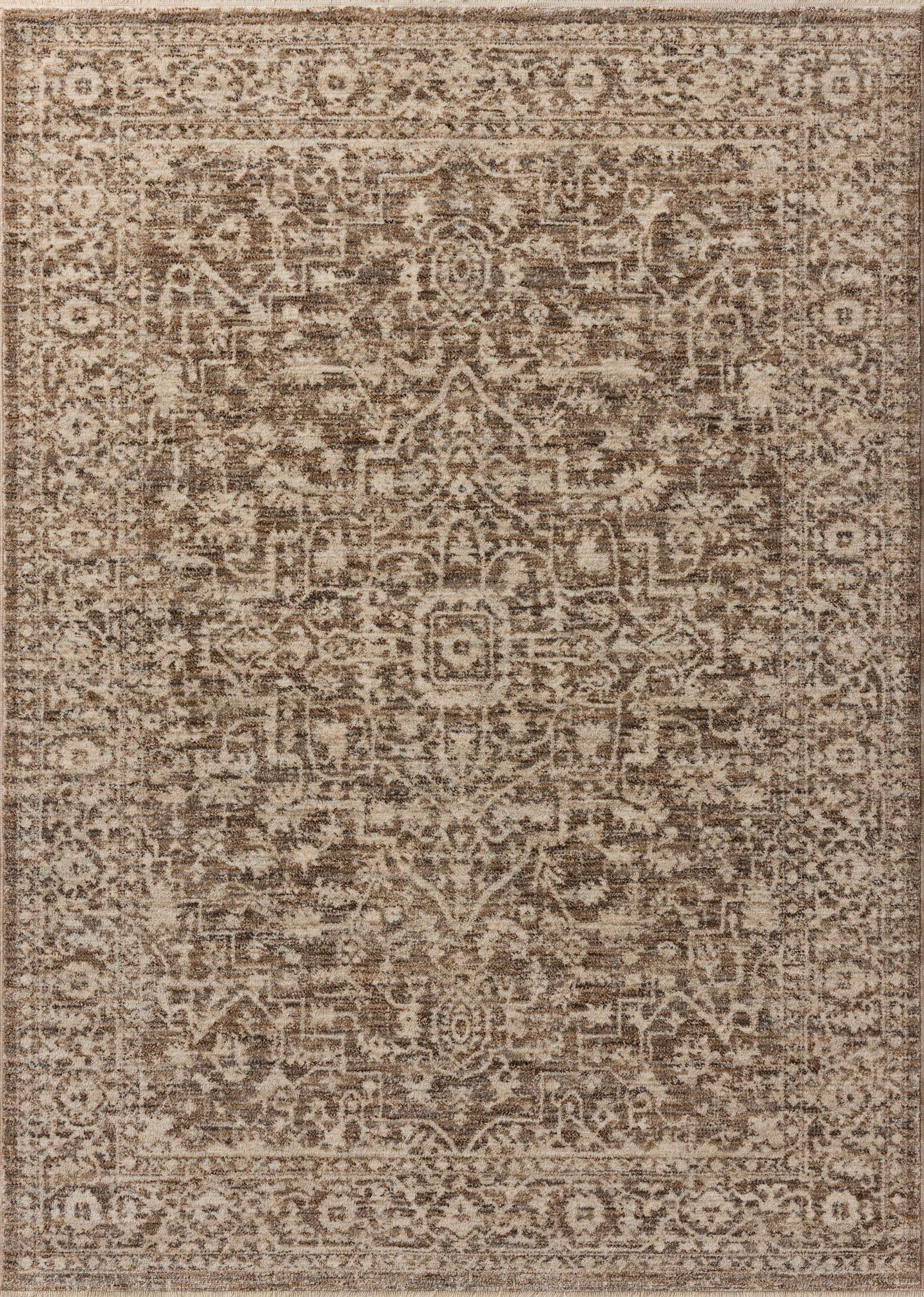 Newman Dark Taupe / Natural — a Loloi rug at Laurie Yapp Home.