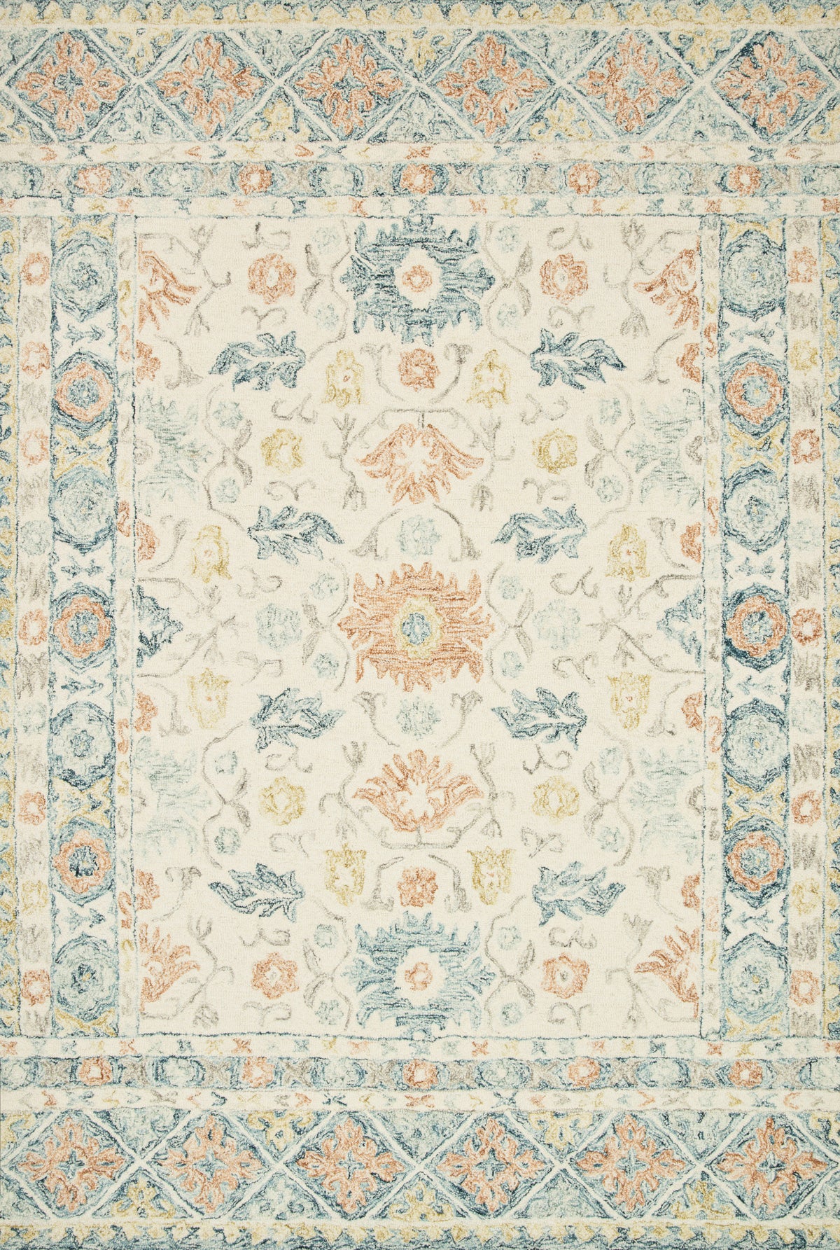 Norabel Ivory / Multi — a Loloi rug at Laurie Yapp Home.