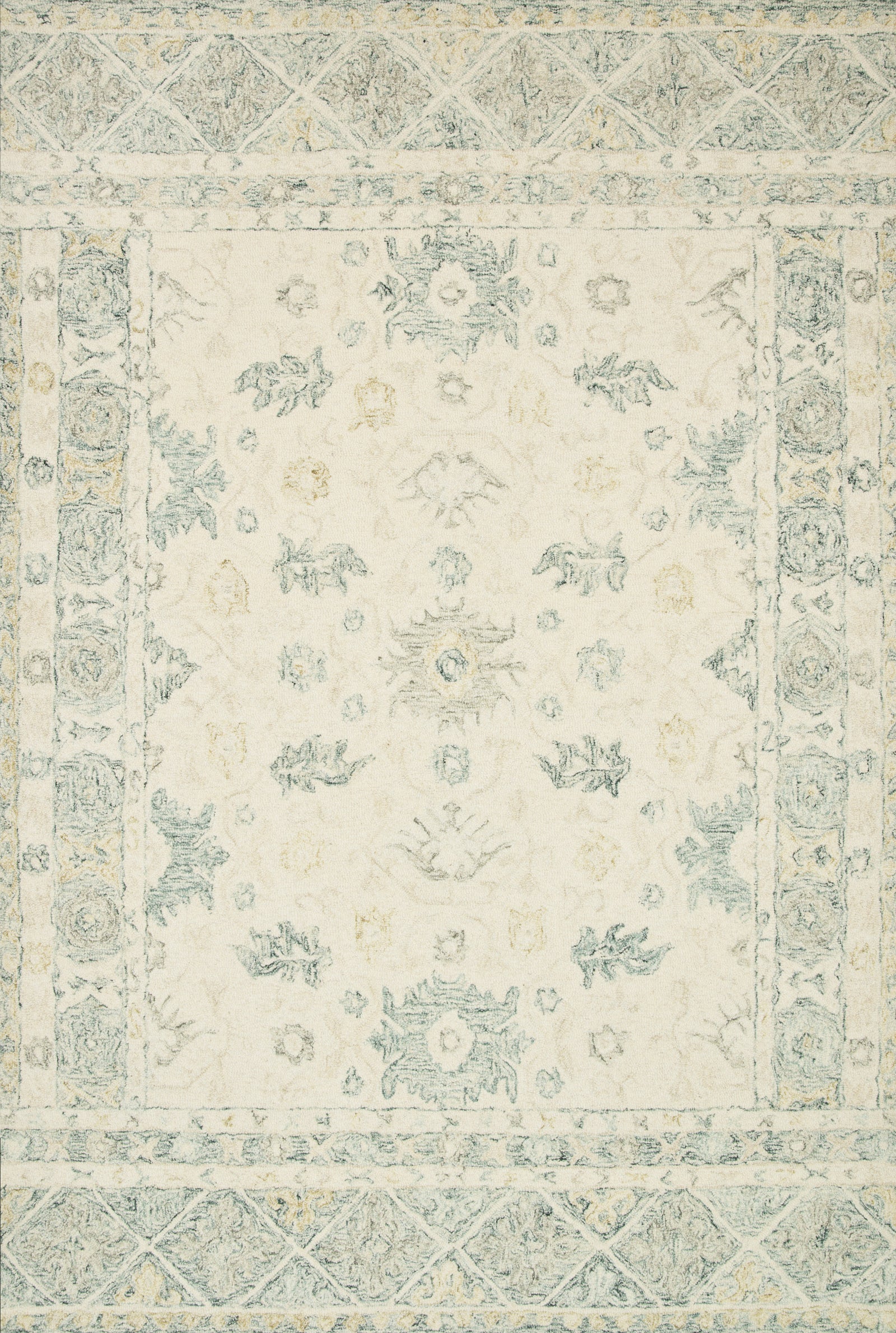 Norabel Ivory / Slate — a Loloi rug at Laurie Yapp Home.