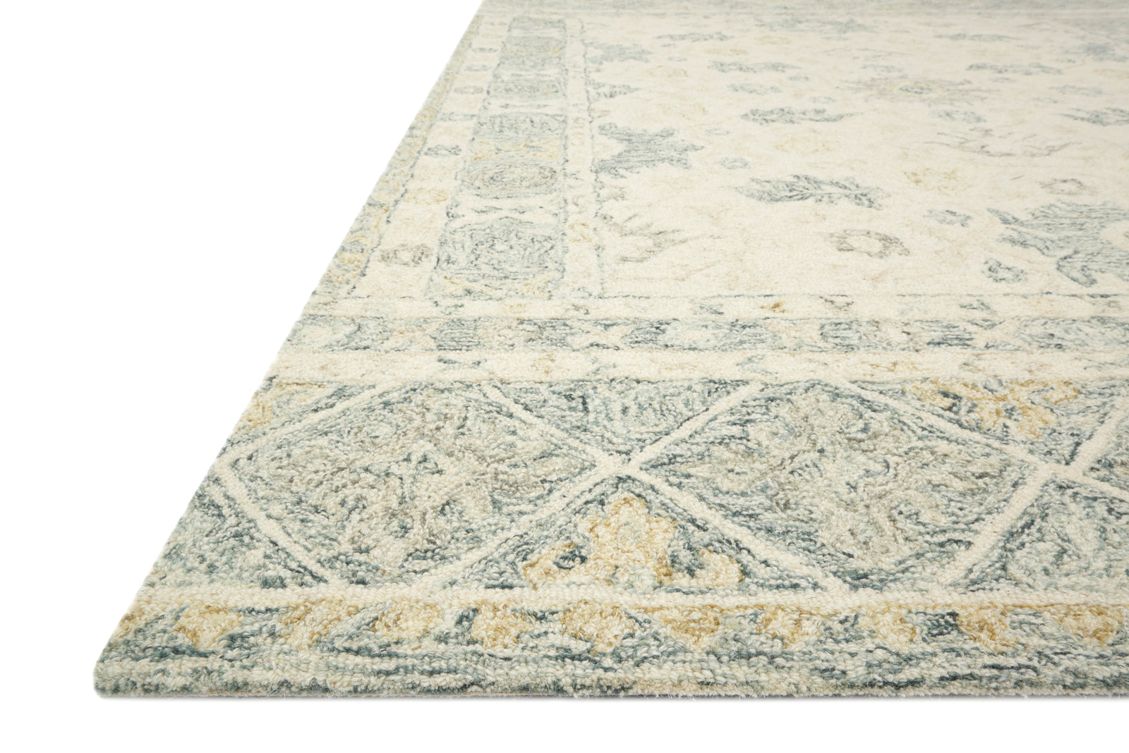 Norabel Ivory / Slate — a Loloi rug at Laurie Yapp Home.