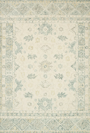 Norabel Ivory / Slate — a Loloi rug at Laurie Yapp Home.