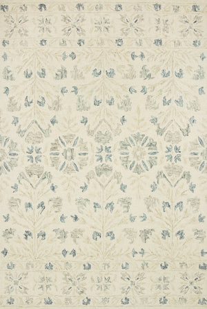 Norabel Ivory / Grey — a Loloi rug at Laurie Yapp Home.