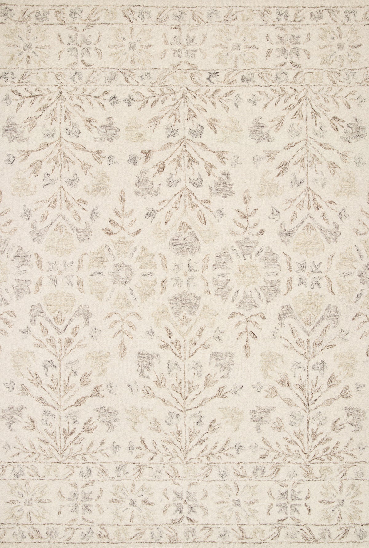 Norabel Ivory / Neutral — a Loloi rug at Laurie Yapp Home.