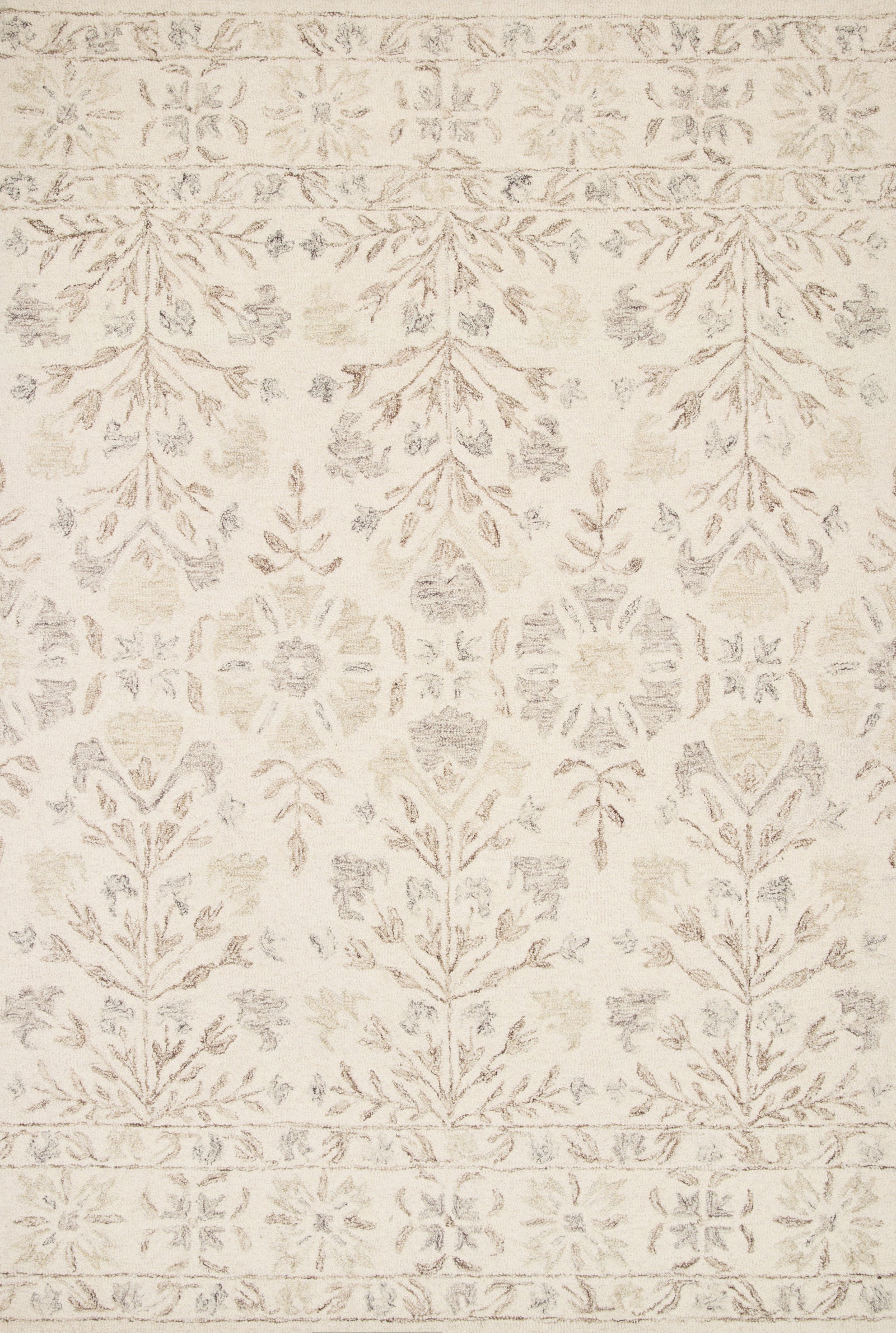 Norabel Ivory / Neutral — a Loloi rug at Laurie Yapp Home.