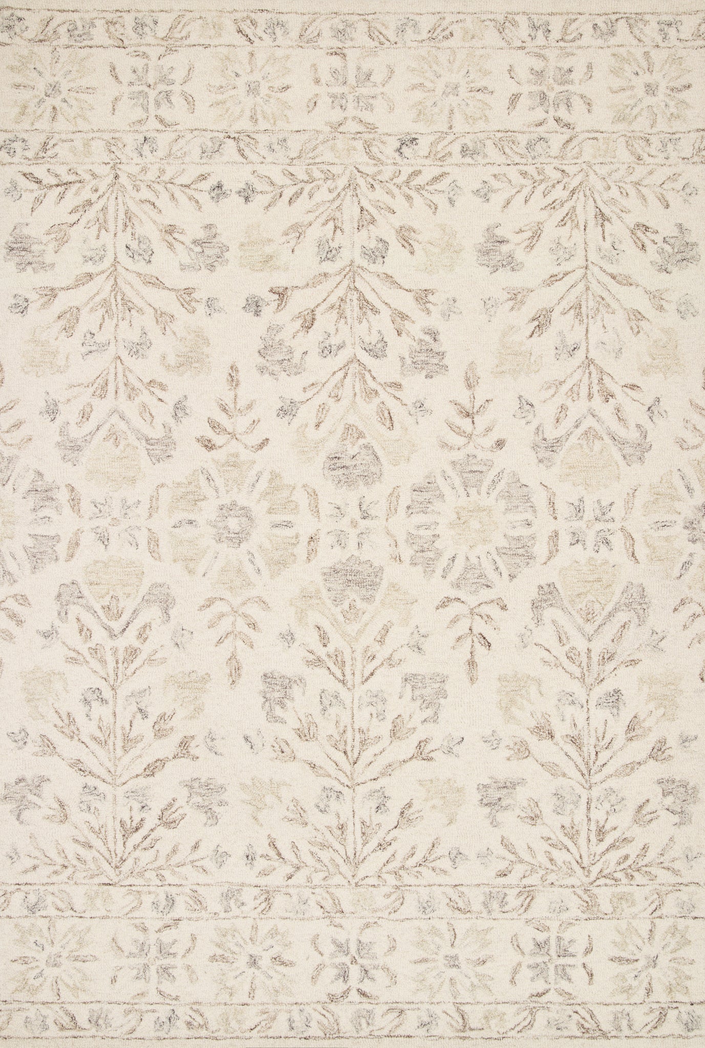 Norabel Ivory / Neutral — a Loloi rug at Laurie Yapp Home.