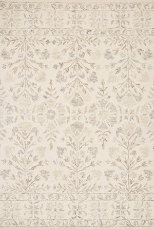 Norabel Ivory / Neutral — a Loloi rug at Laurie Yapp Home.