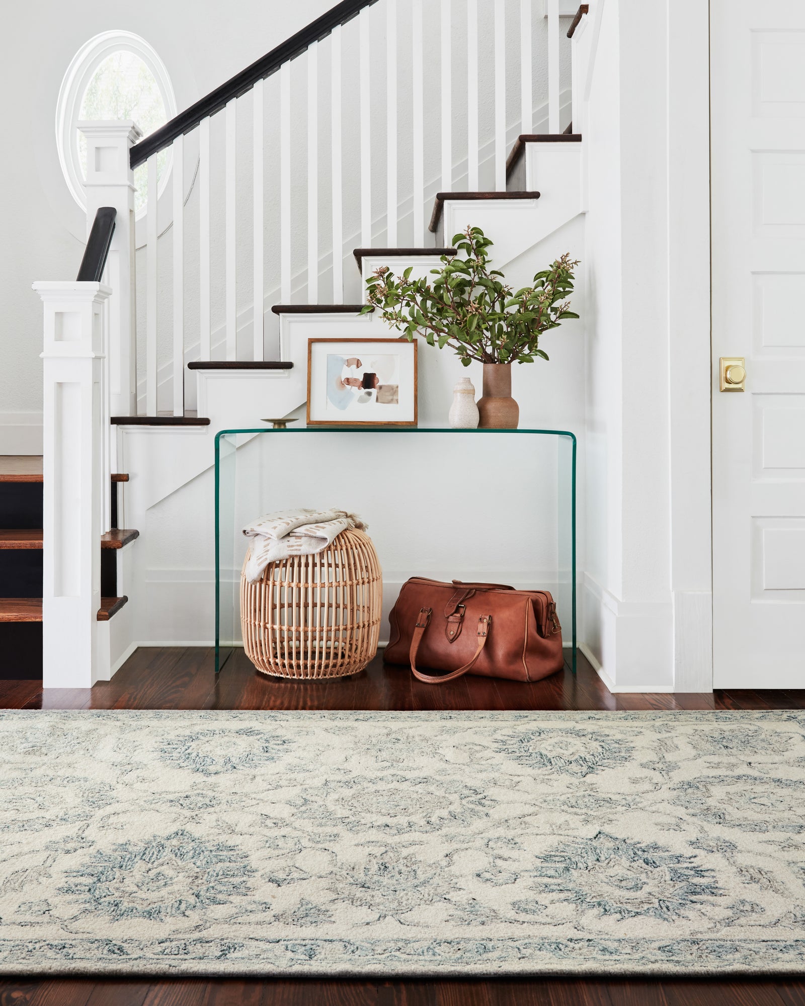 Norabel Ivory / Blue — a Loloi rug at Laurie Yapp Home.