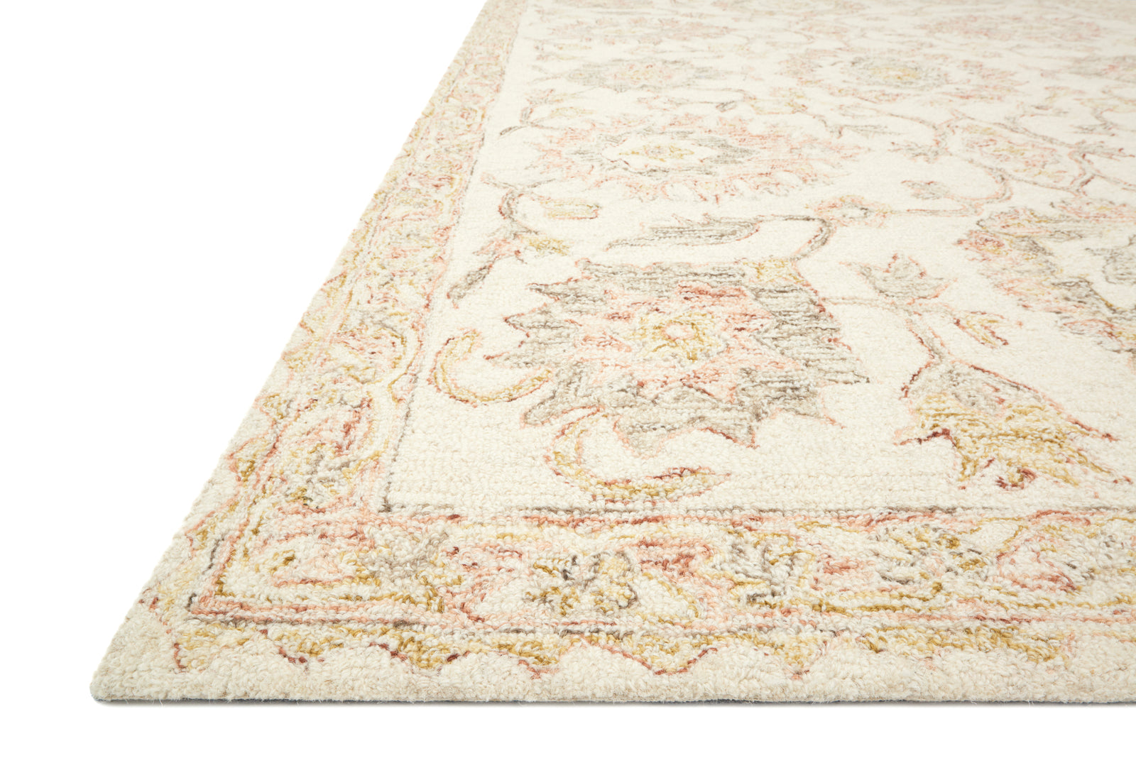 Norabel Ivory / Blush — a Loloi rug at Laurie Yapp Home.