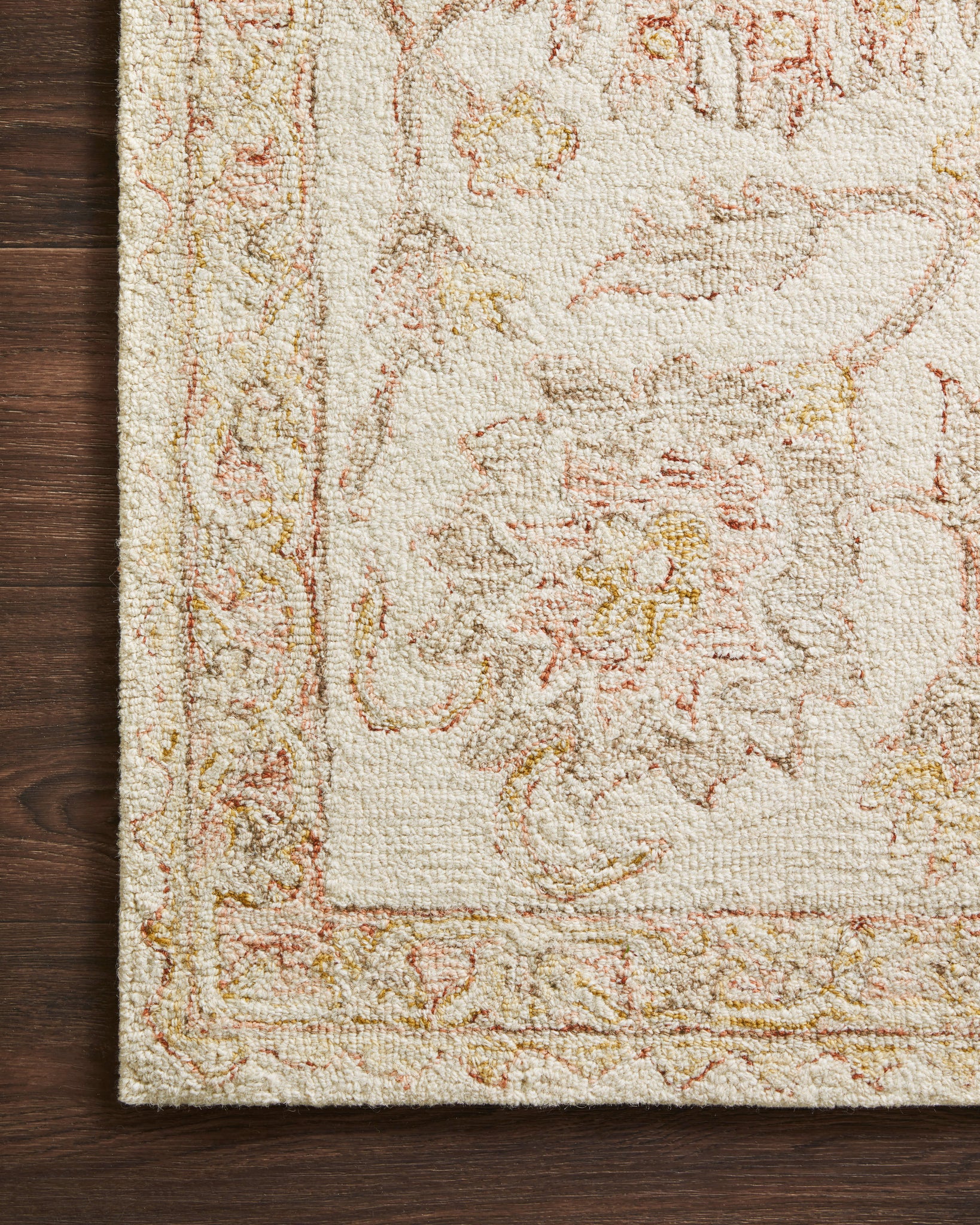 Norabel Ivory / Blush shown from a different angle to reveal its pattern.