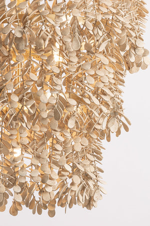 Naxos Chandelier 42" shown from a second angle to highlight the frame, arms, and shade detail.