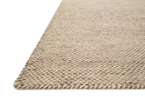 Side view of the Oakwood Wheat rug.