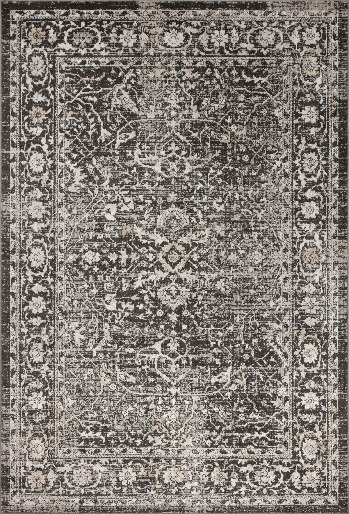 Odette Charcoal / Silver — a Loloi rug at Laurie Yapp Home.
