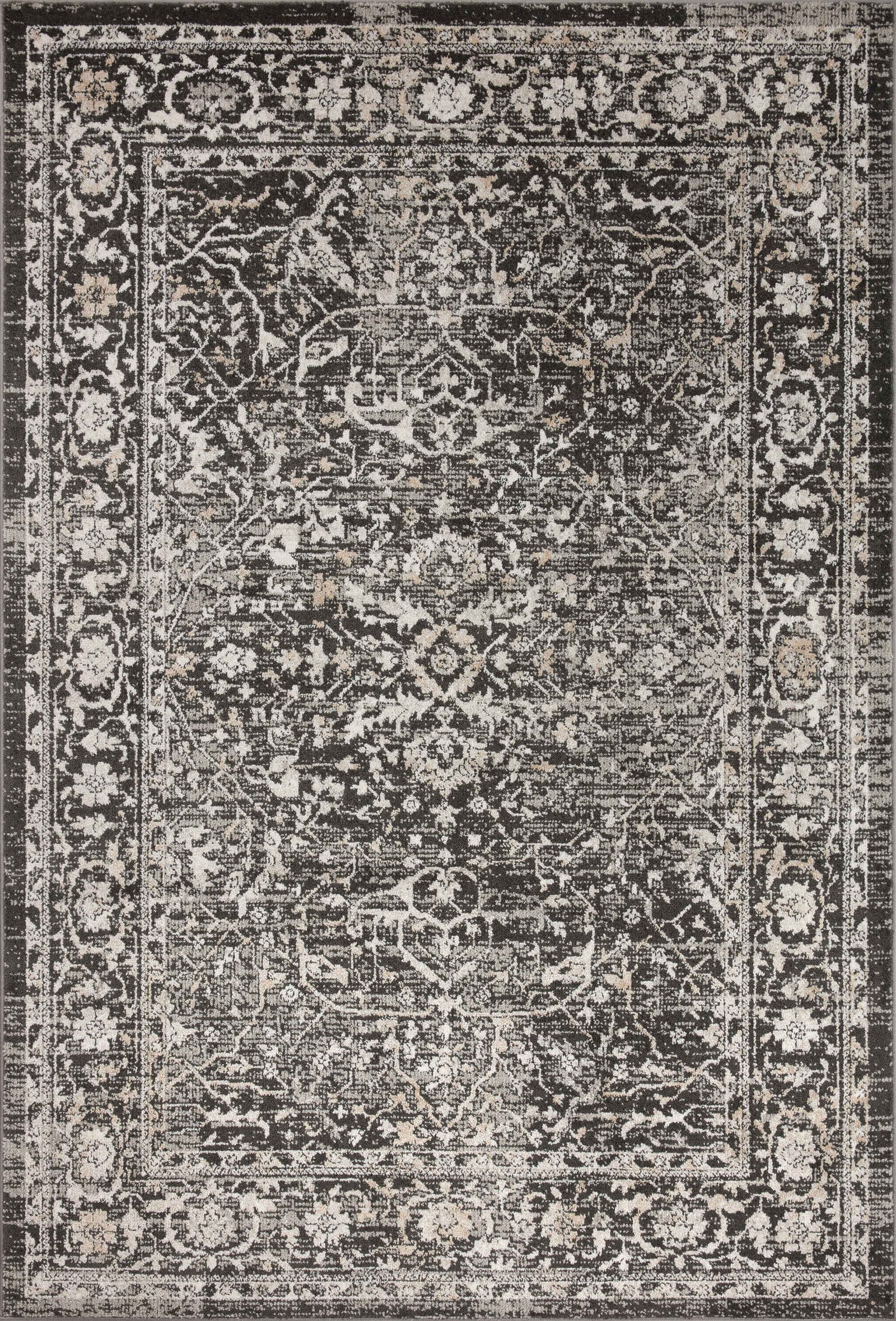 Odette Charcoal / Silver — a Loloi rug at Laurie Yapp Home.