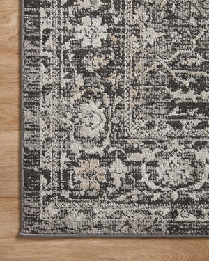 Odette Charcoal / Silver shown from a different angle to reveal its pattern.