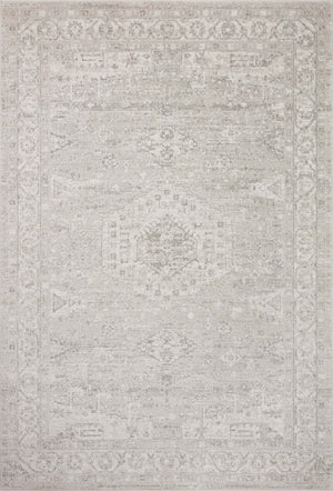 Odette Silver / Ivory — a Loloi rug at Laurie Yapp Home.