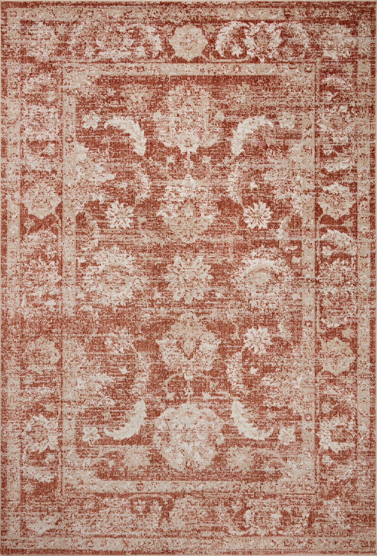 Odette Rust / Ivory — a Loloi rug at Laurie Yapp Home.