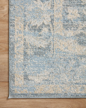 Odette Sky / Beige shown from a different angle to reveal its pattern.