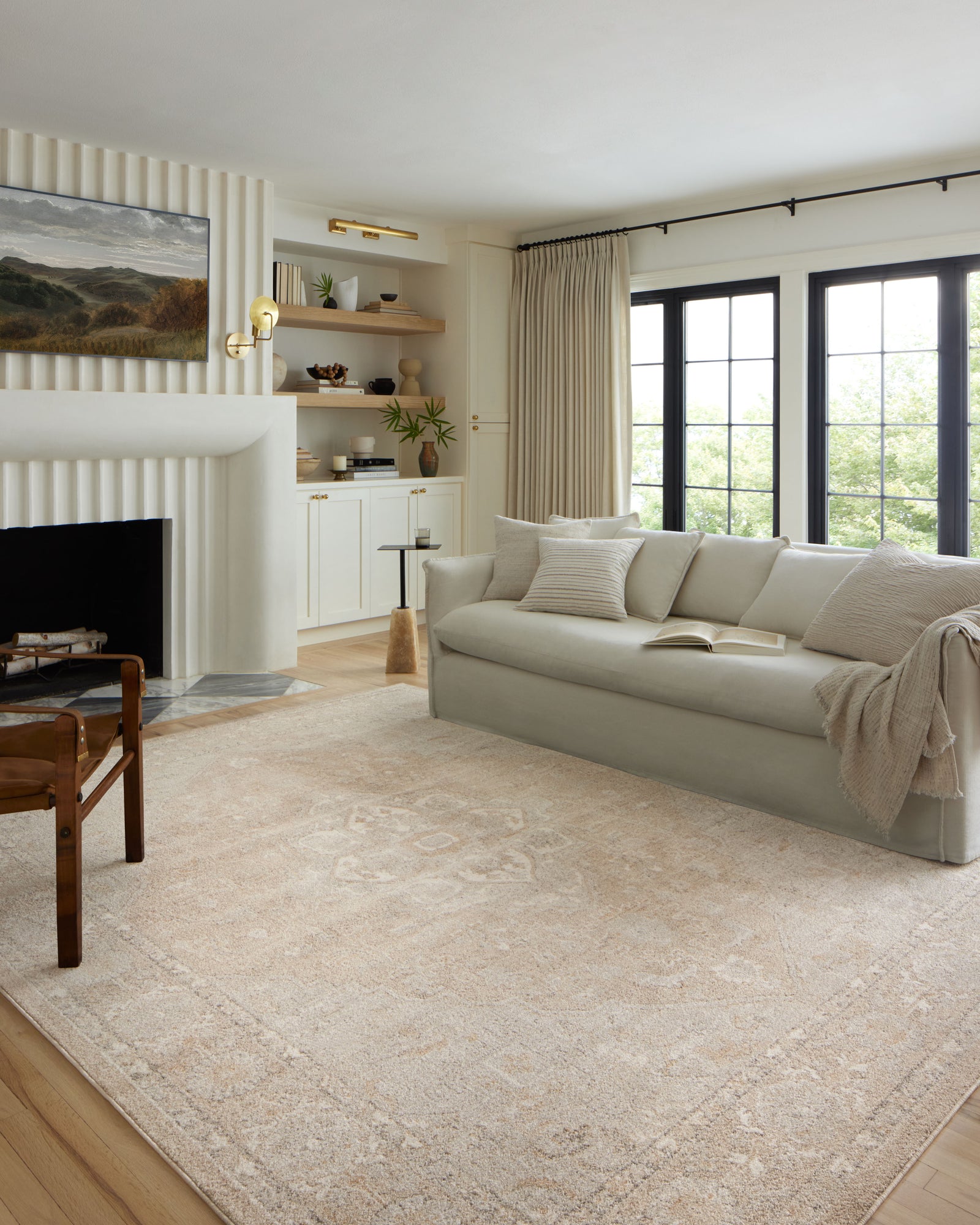 Odette Beige / Silver — a Loloi rug at Laurie Yapp Home.