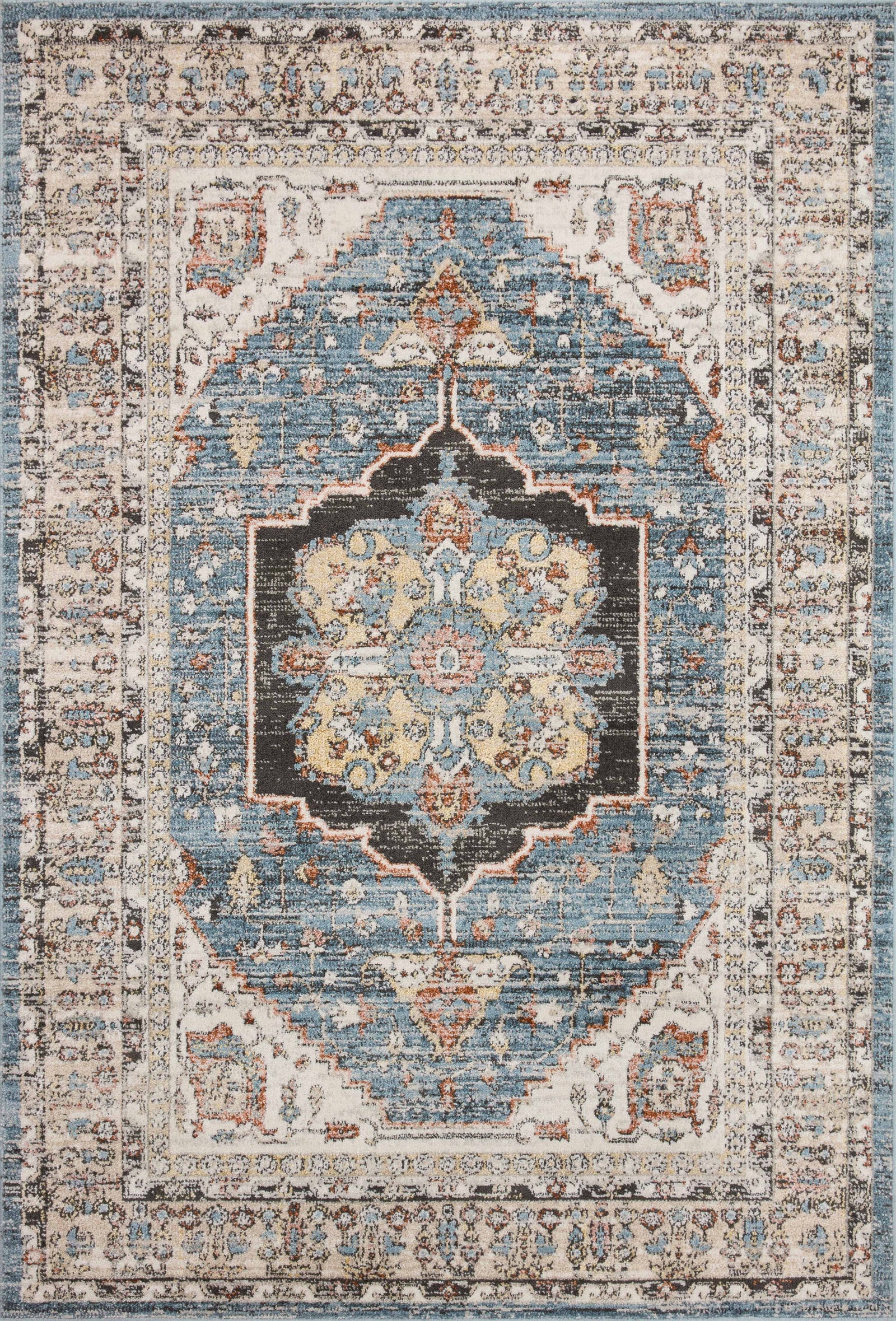 Odette Sky / Multi — a Loloi rug at Laurie Yapp Home.