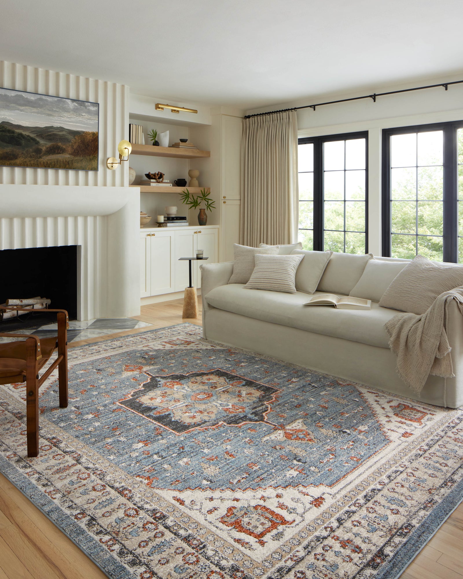Odette Sky / Multi — a Loloi rug at Laurie Yapp Home.