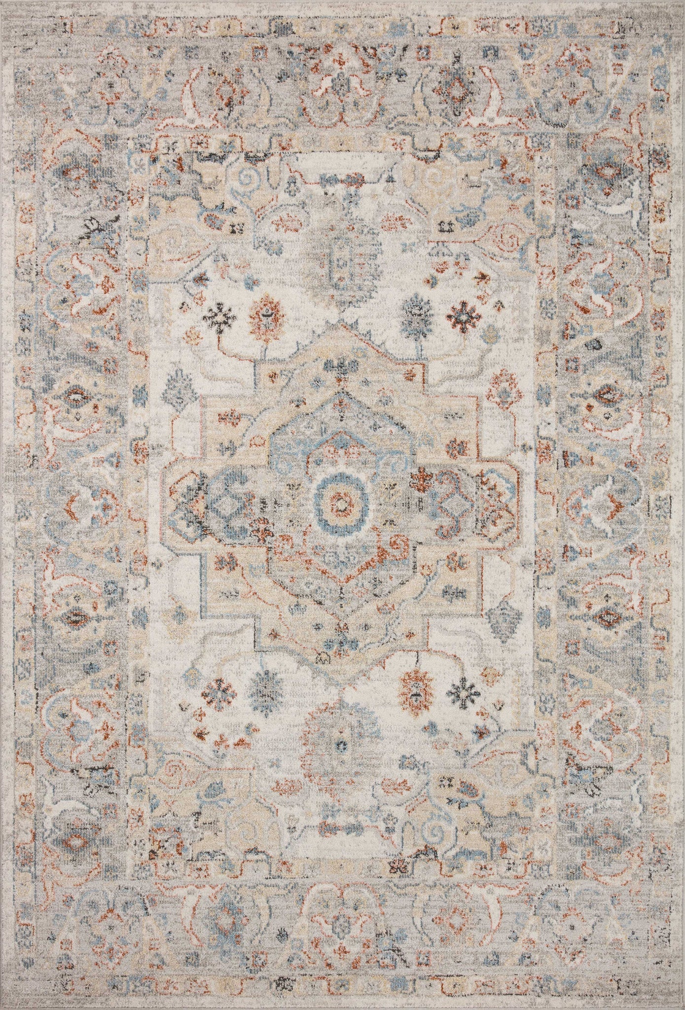 Odette Ivory / Multi — a Loloi rug at Laurie Yapp Home.