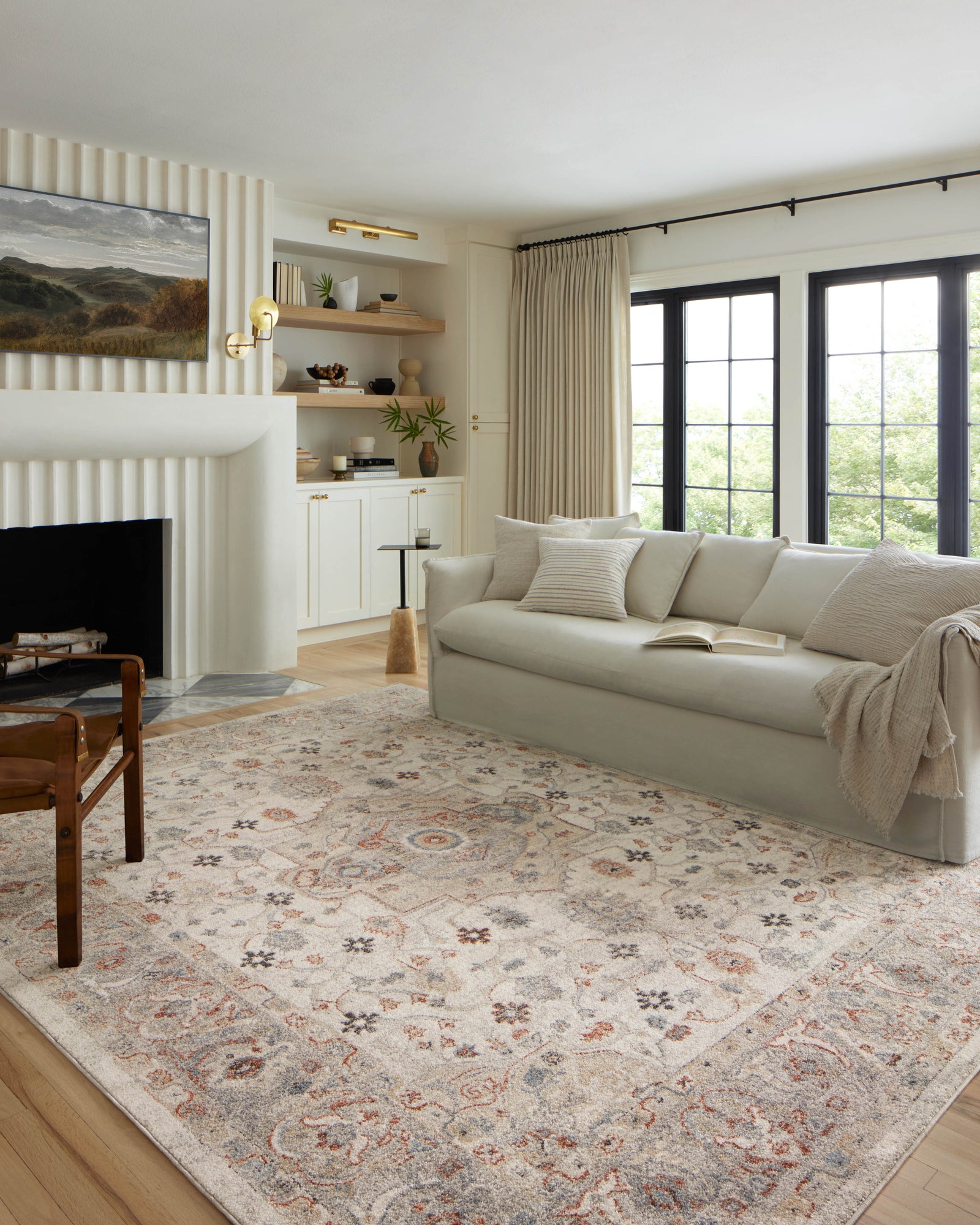 Odette Ivory / Multi — a Loloi rug at Laurie Yapp Home.