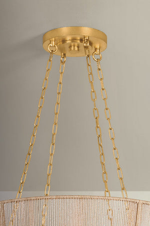 Ocean Hill Pendant shown from the front to reveal the shade shape and metal detail.