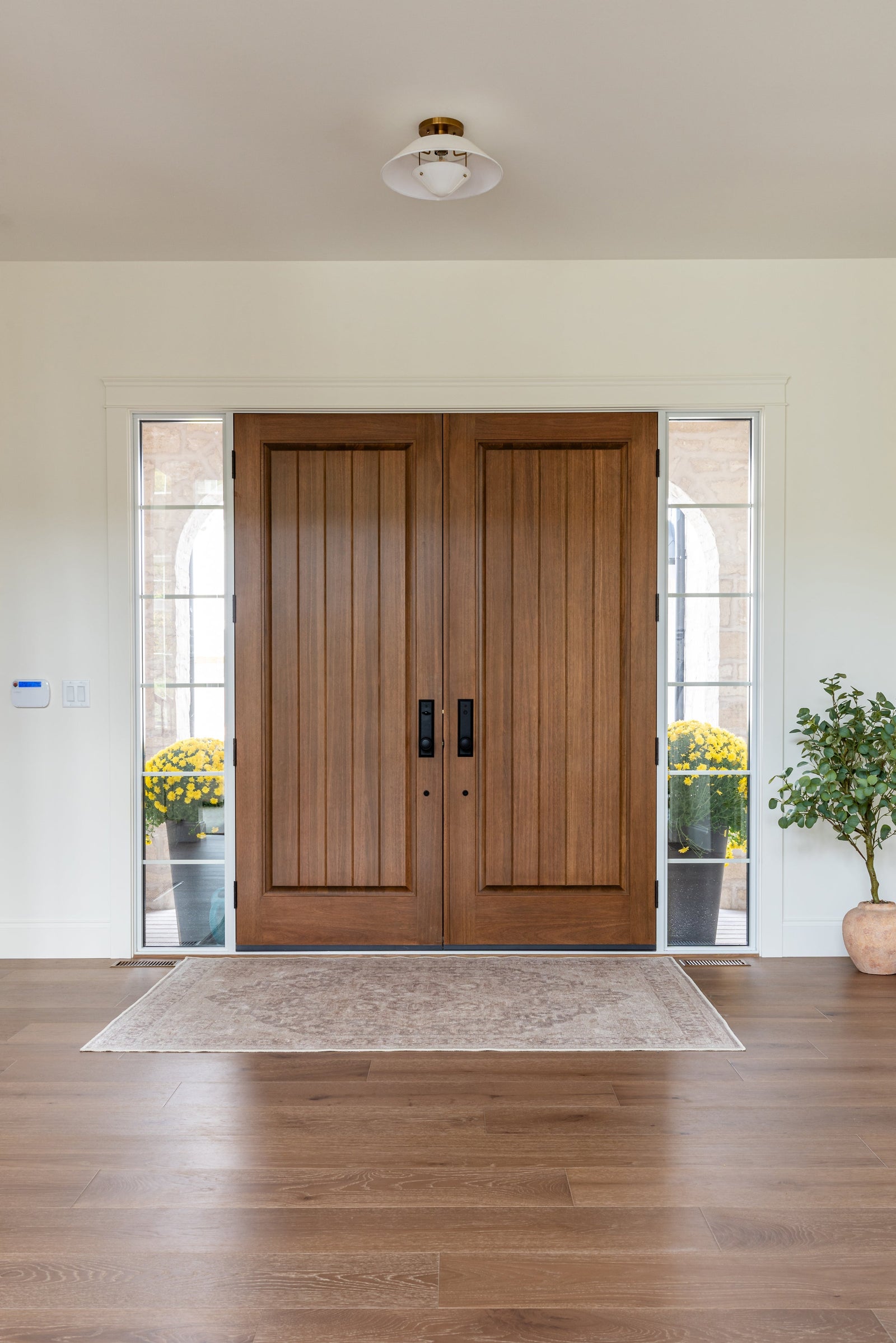 Otto Flush Mount — a Troy flush mount for hallways, bedrooms, and entryways at Laurie Yapp Home.