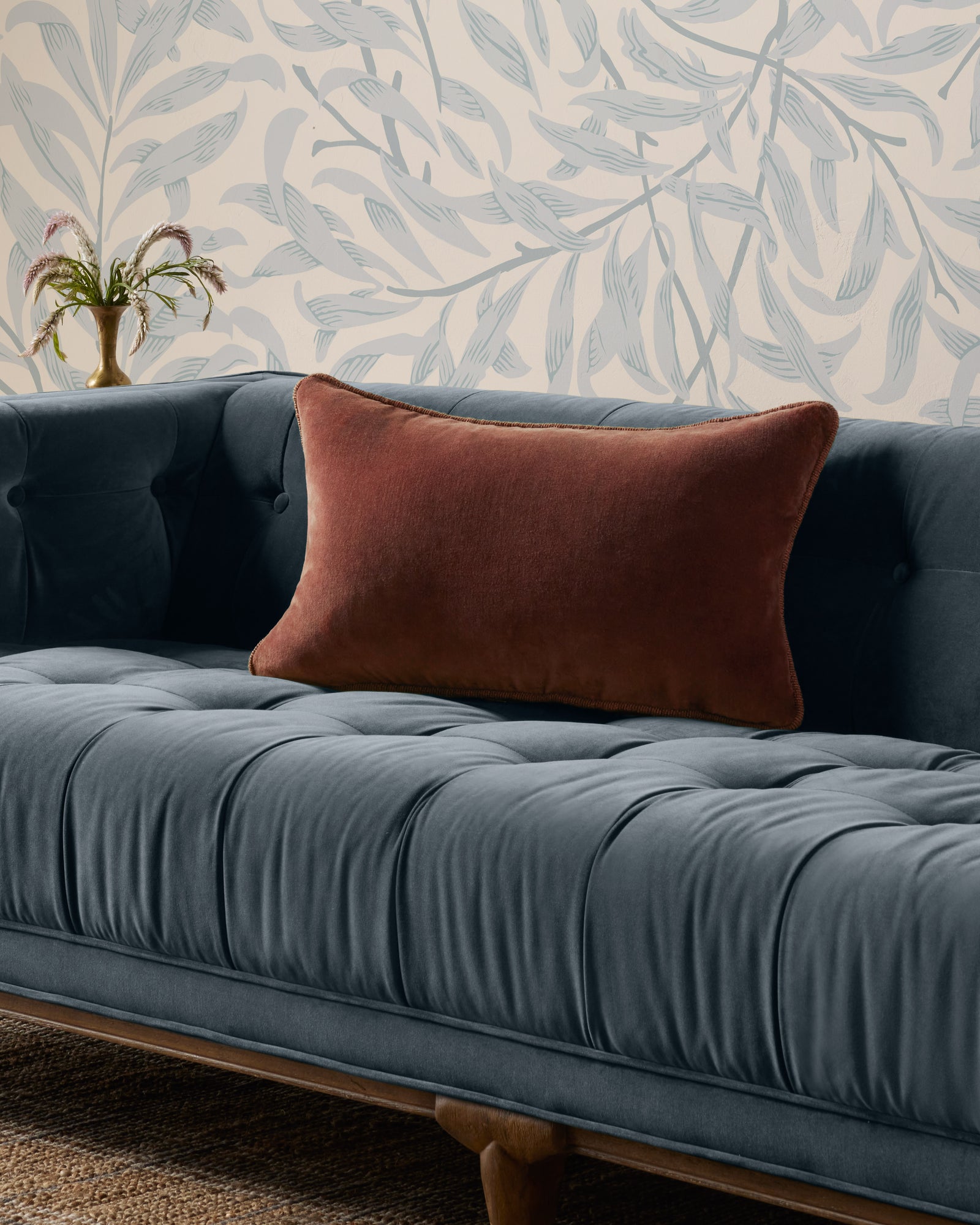 Liza Cinnamon Pillow — a Loloi pillow at Laurie Yapp Home.