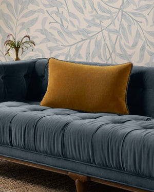 Liza Gold Pillow shown from another angle.